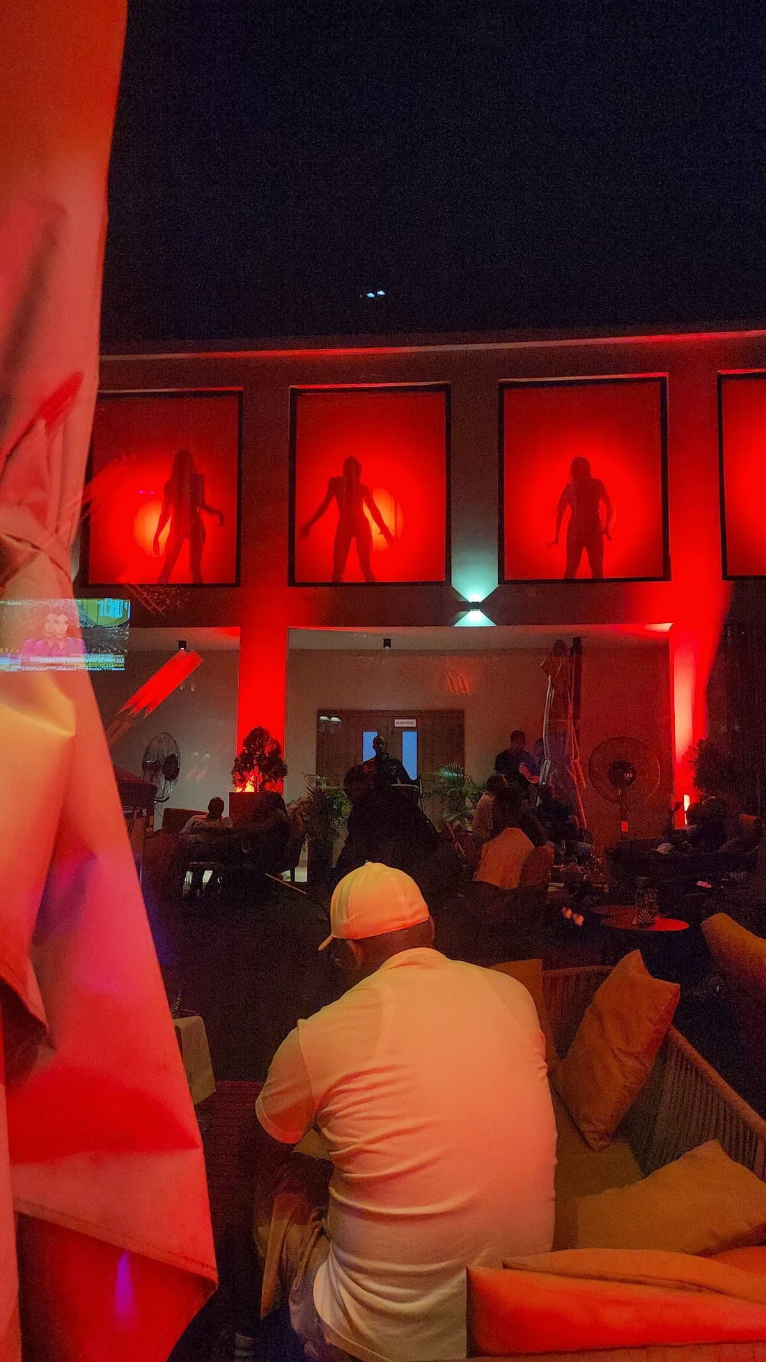 Lounge avec art mural