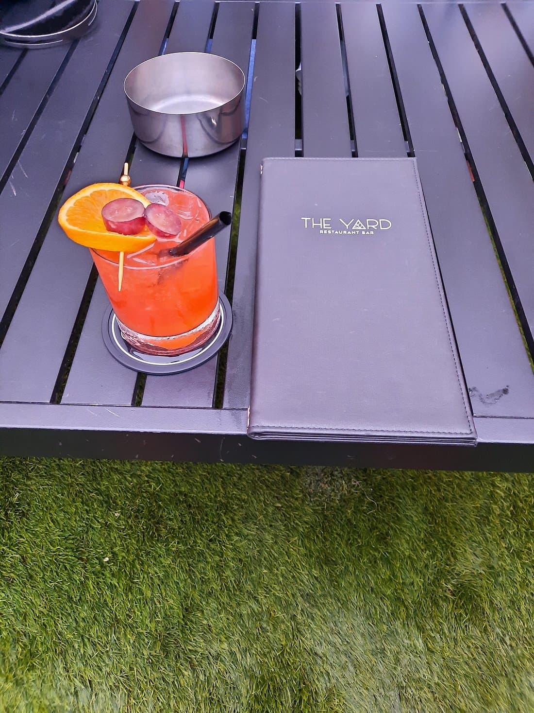 Cocktail sur la terrasse